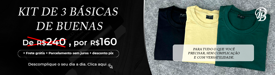 Categoria Kit 3 Camisas Básicas interno PC26