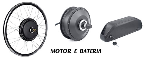 Motor e Bateria vitrine-mini mobile