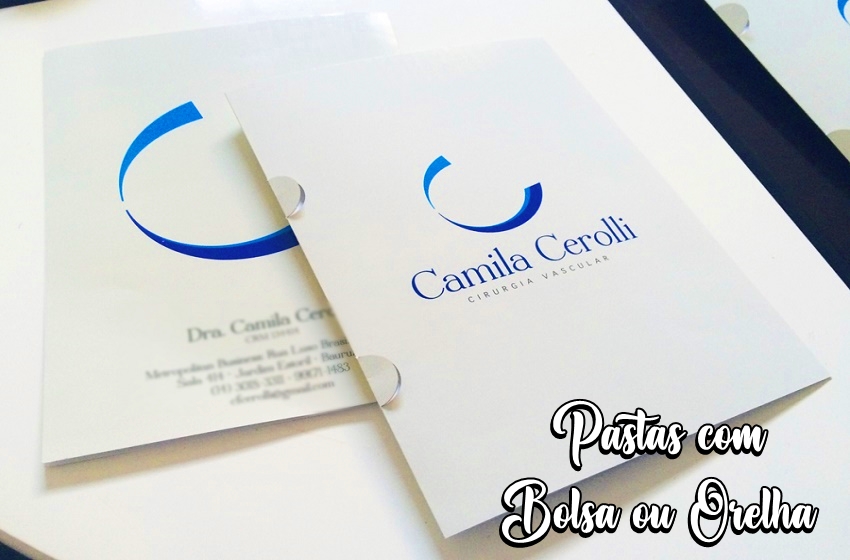Pastas com Bolsa ou Orelha