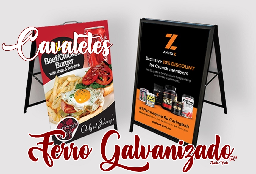 Cavalete Ferro Galvanizado