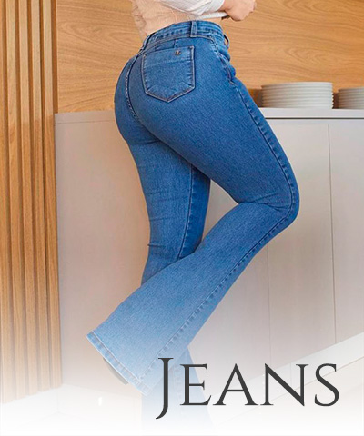Jeans vitrine-mini