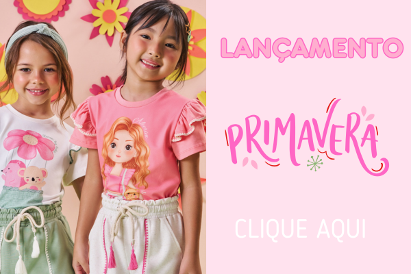 Primavera Menina vitrine-mini