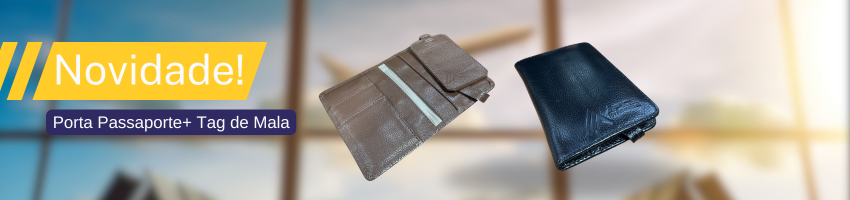 Porta Passaporte + Tag de Mala