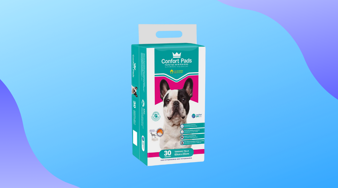 Tapete Higiênico Confort Pads 55x60 C/ 30 Un