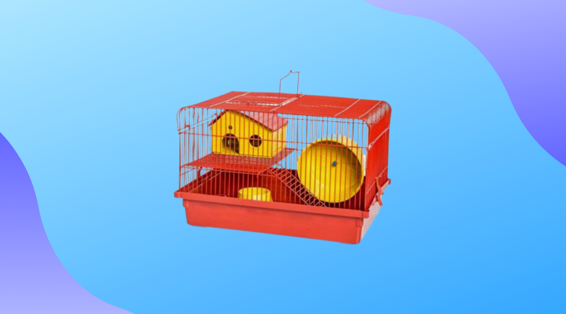 GAIOLA PARA HAMSTER 2 ANDARES HORIZONTAL