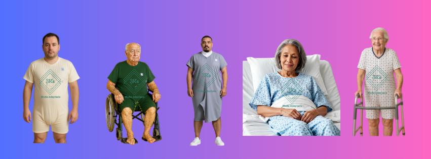 Macação de contenção para usuário de sonda de Gastrostomia