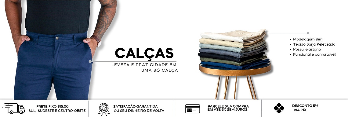 calças categoria