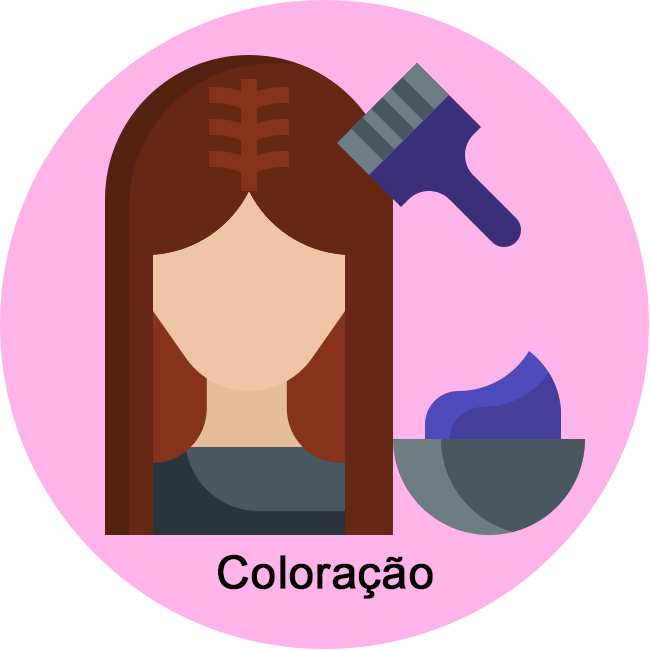 Coloração vitrine-mini