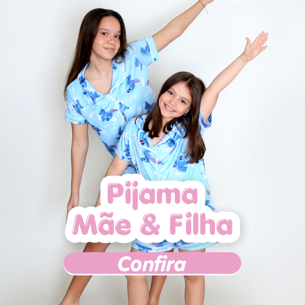 Mãe e filha vitrine-mini