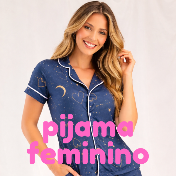 Pijama feminino vitrine-mini