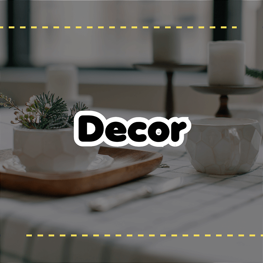 Decorações vitrine-mini