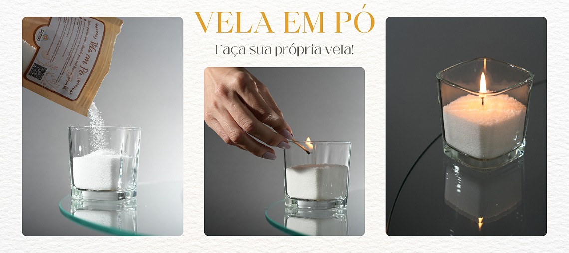Vela em Pó
