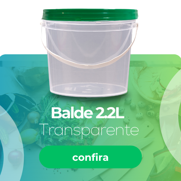 Banner Categoria balde 2.2 L TRANSPARENTE TAMPA VERDE vitrine-mas-vendido