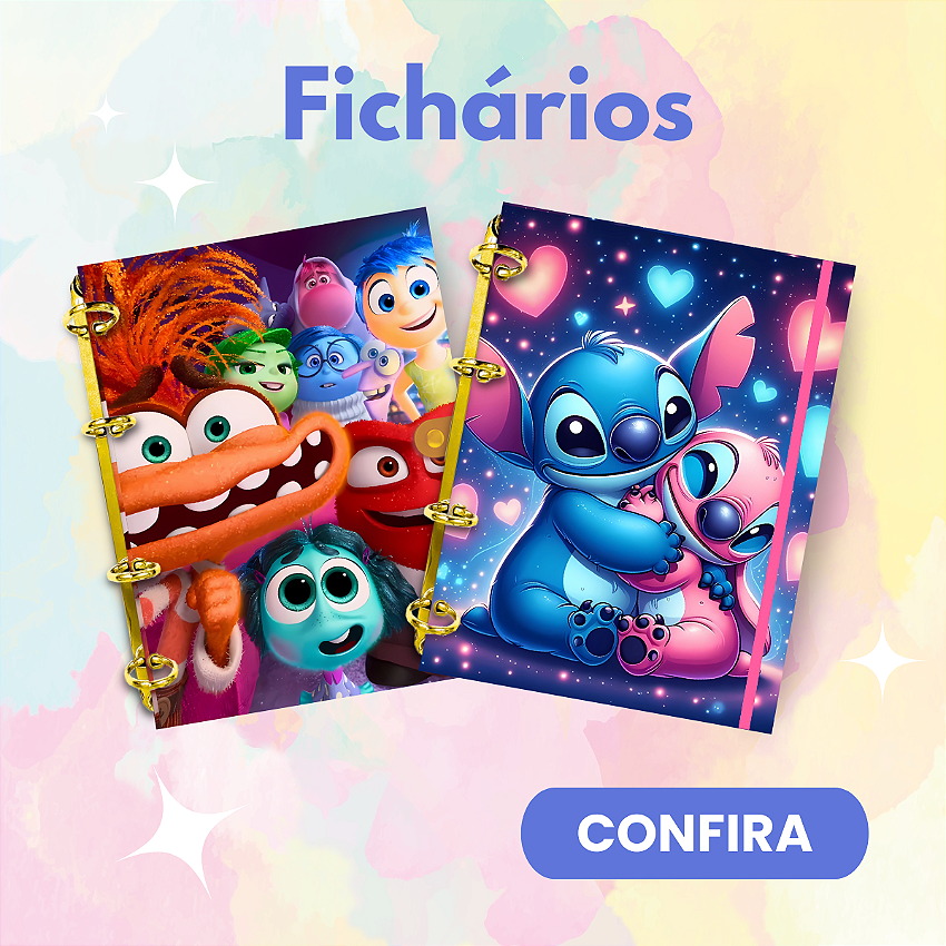 Fichário vitrine-mini