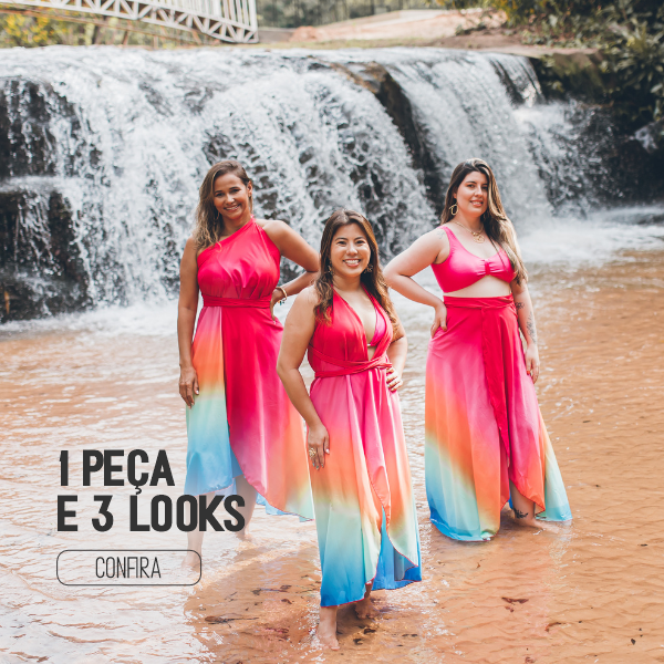 1 peça 3 looks vitrine-mini