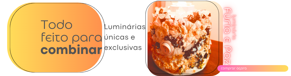 Luminária Fúria e Paz