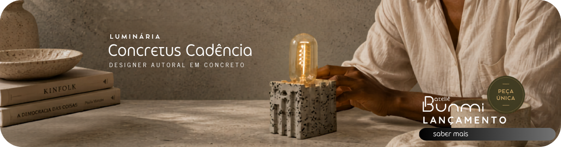 Luminária Concretus Cadência - Bunmi