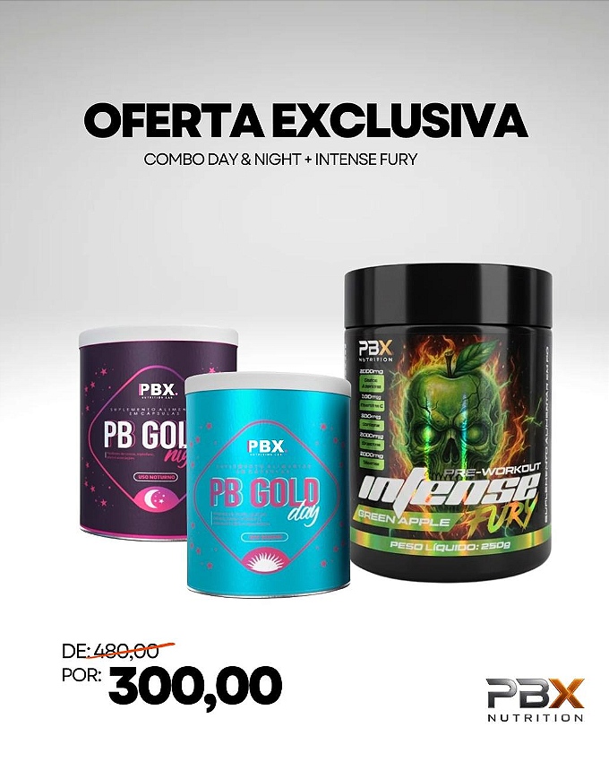 PROMOÇÃO INTENSE FURY + PB GOLD