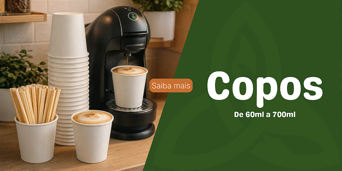 Copos para Café vitrine-mini