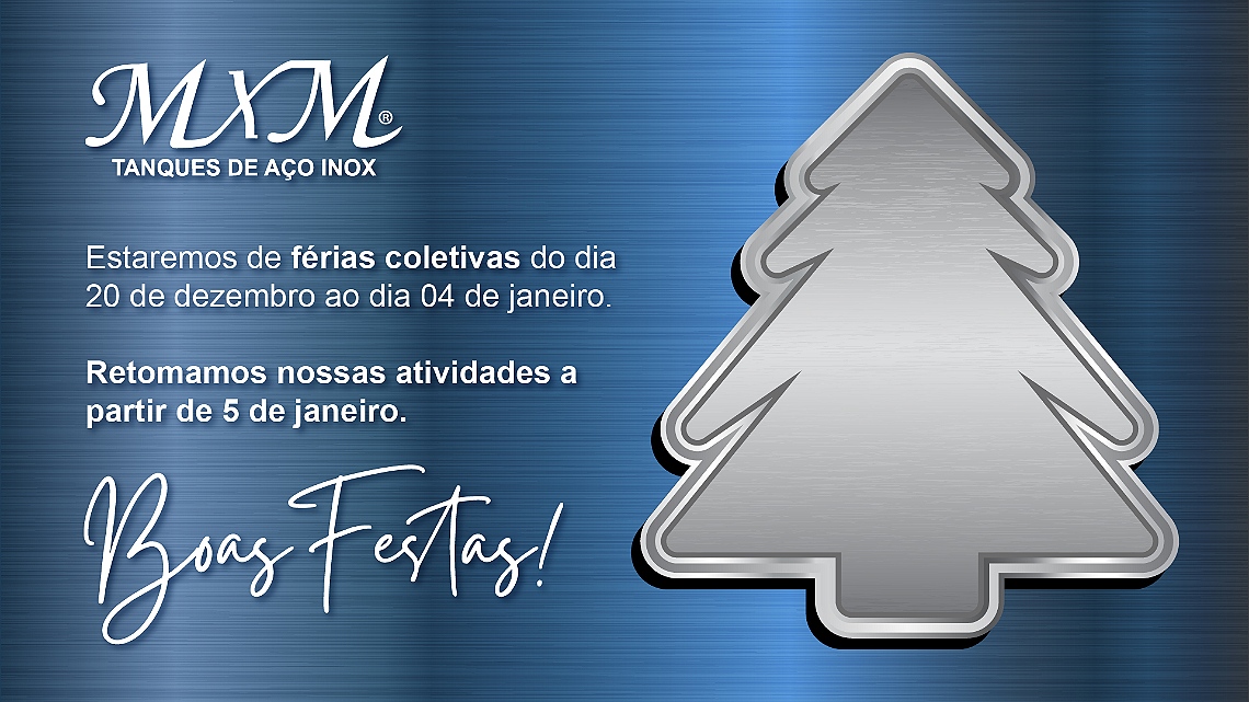 Aviso de férias vitrine