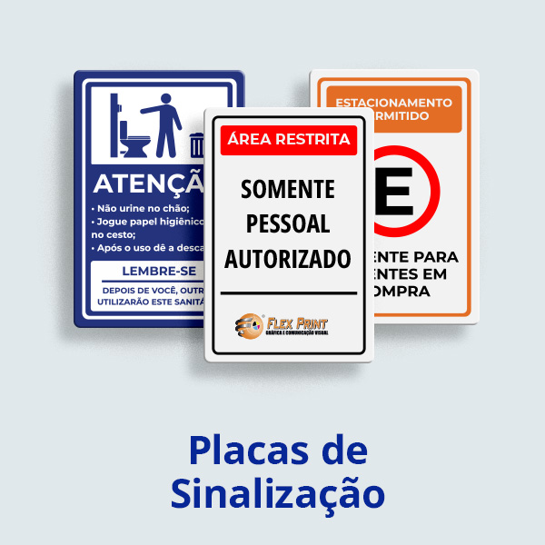 Mini Banner Placas vitrine-mini