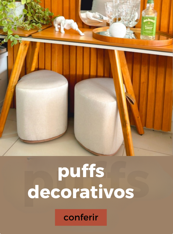Puffs Decorativos vitrine-mini