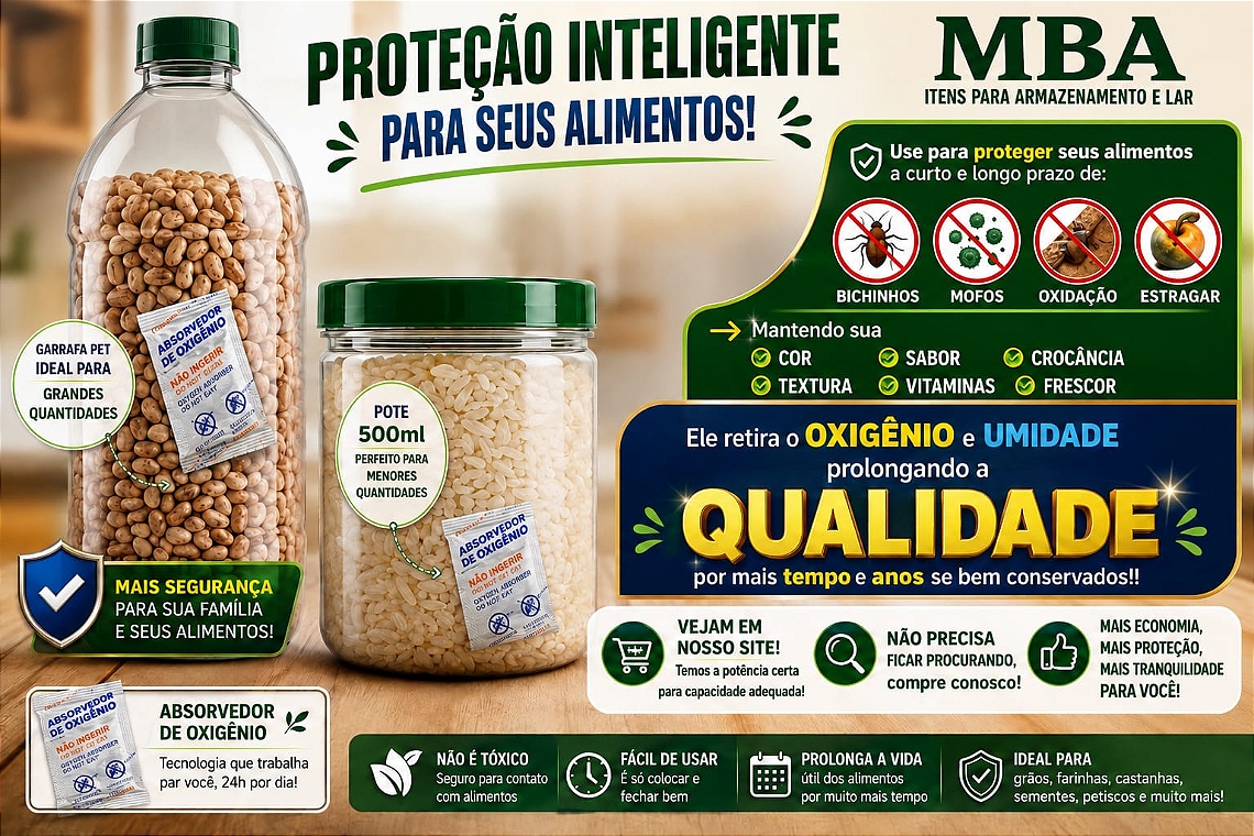 ABSORVEDORES DE OXIGÊNIO