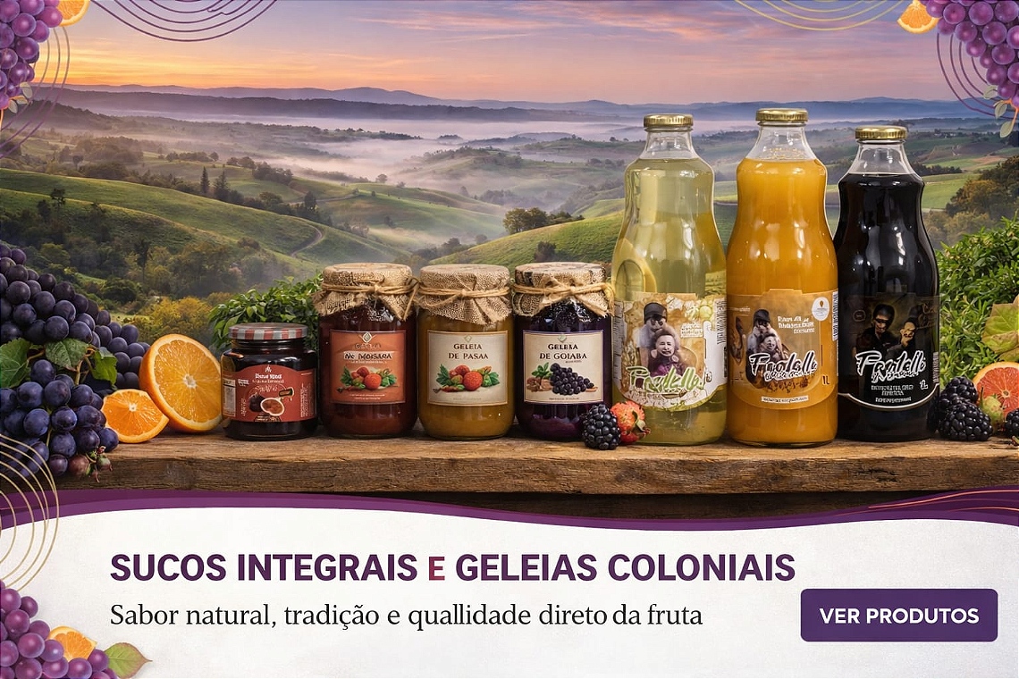 Sucos Integrais e Geleias Coloniais