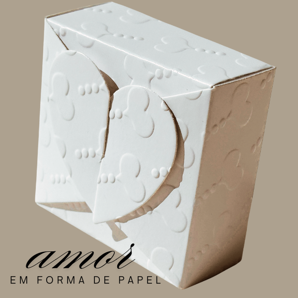 amor em papel vitrine-mini