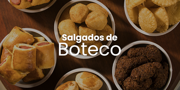 Salgados vitrine-mini