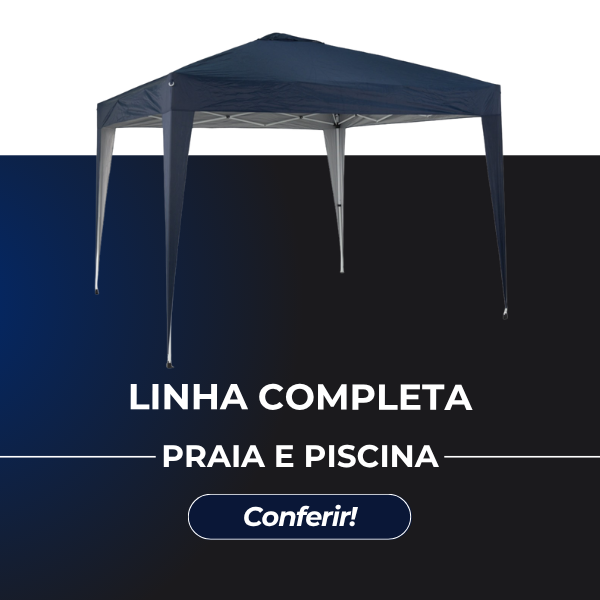 Praia e piscina vitrine-mini