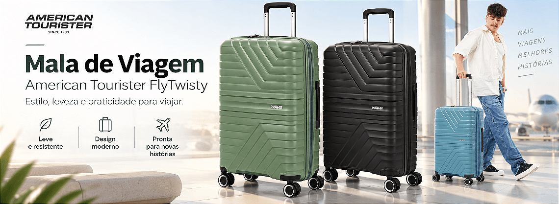 Banner Mala de Viagem American Tourister FlyTwisty