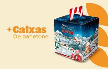 Caixinhas Panetone vitrine-mini