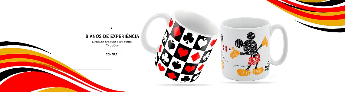 Caneca de porcelana