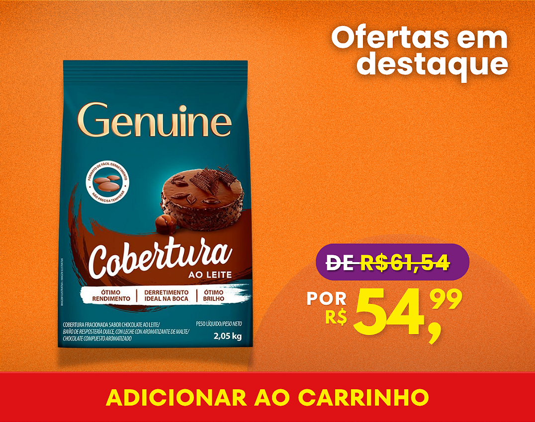 Genuine ao leite vitrine-22523763
