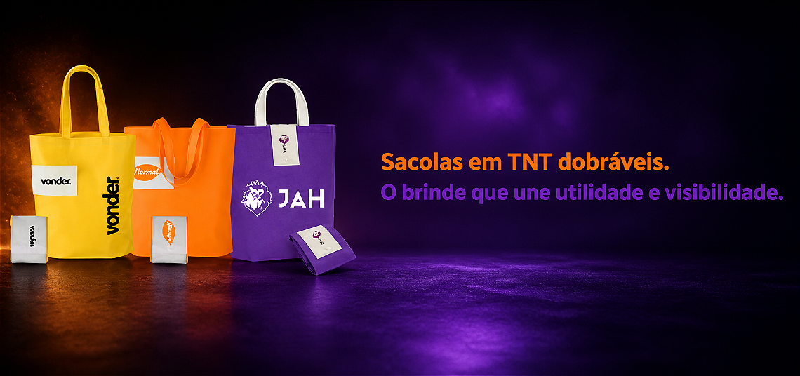 SACOLAS TNT DOBRÁVEIS