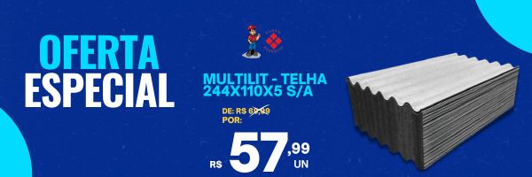 TELHA 244X110X5mm vitrine-mini 600X200