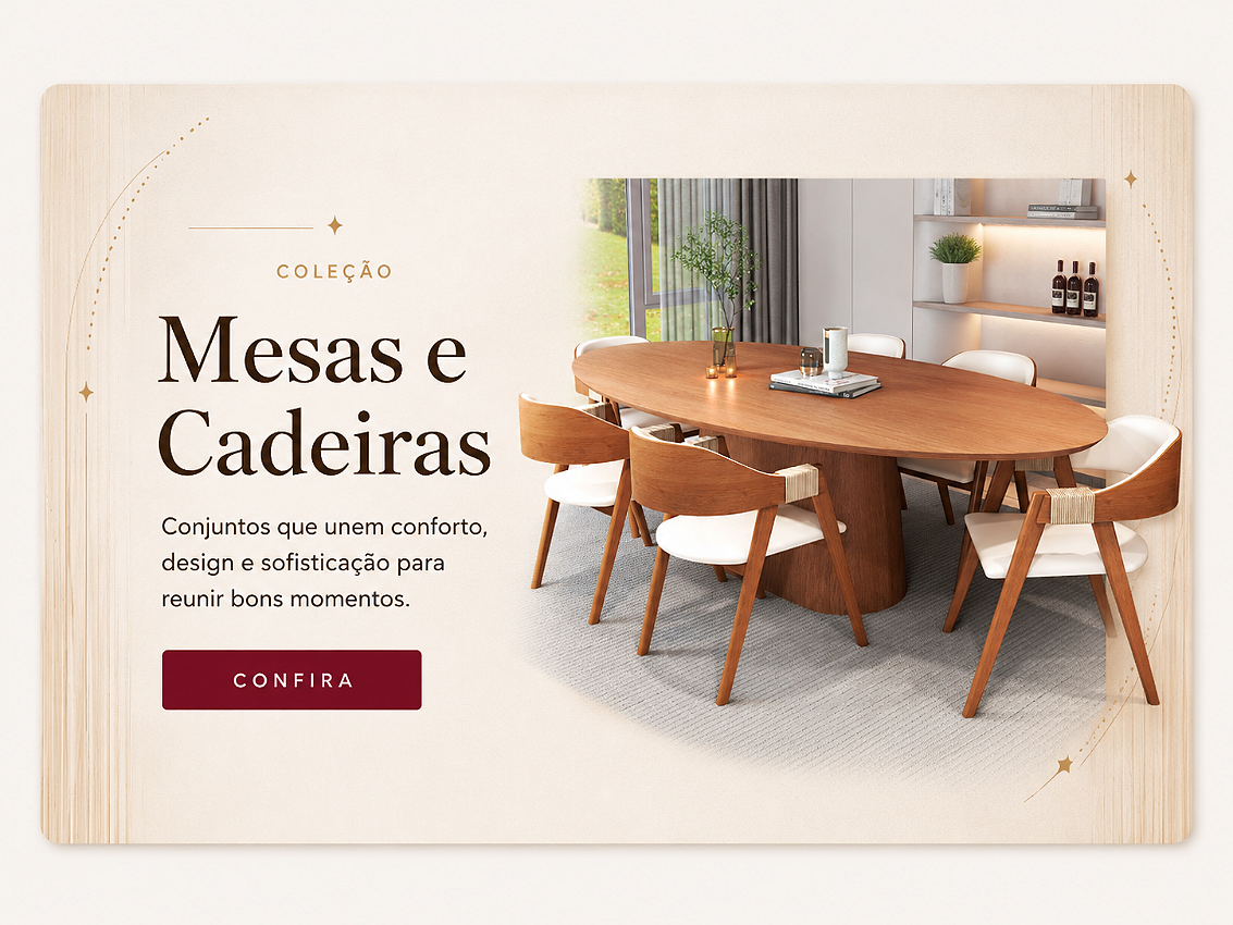 Mesa vitrine-mini