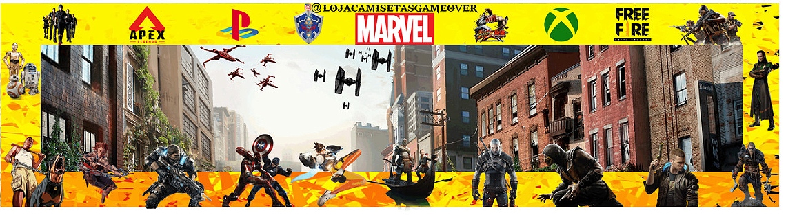 LOJA CAMISETAS GAME OVER