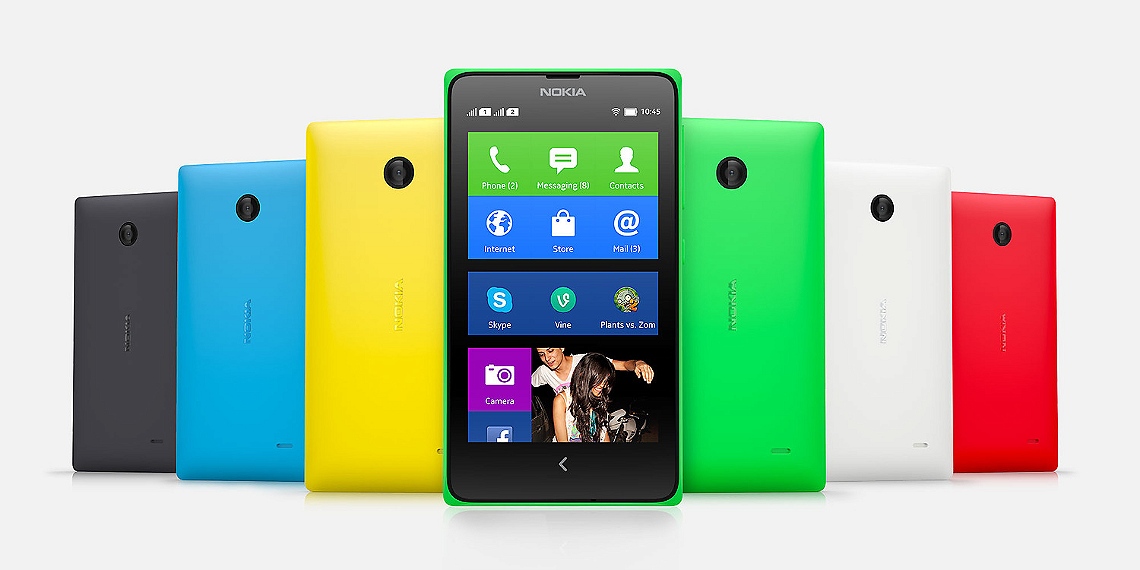 Celular Nokia X Android 4.1. Preto Dual-core 