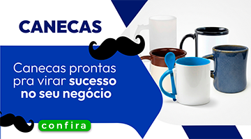 Canecas vitrine-mini