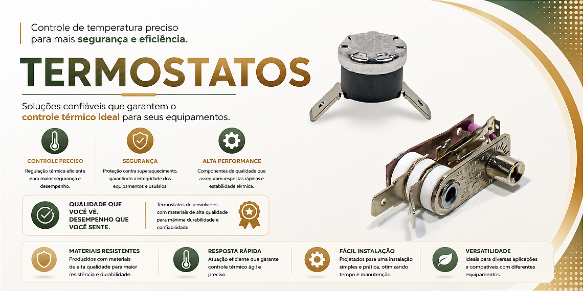Linha Termostatos