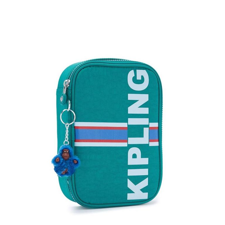 Estojo Kipling 100 Pens Verde