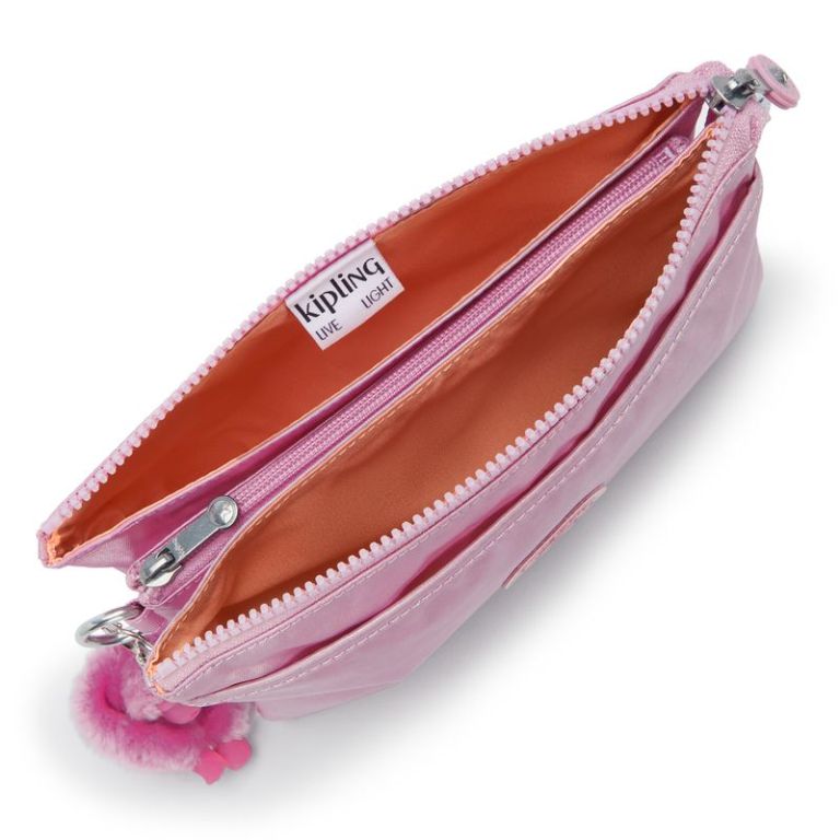 BOLSA KIPLING RIRI METALLIC LILAC - Atrevida Shoes