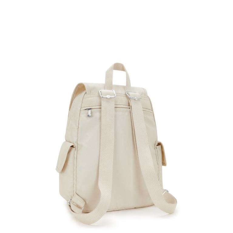 Mochila kipling beige sale