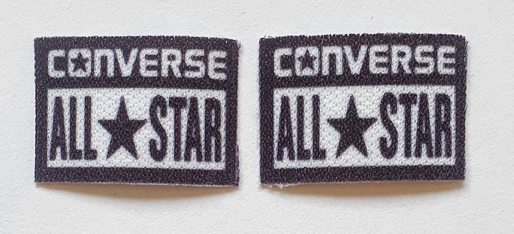 Emblema Termocolante All Star (Converse) Preto - Tamanho 20X15 mm - (Venda  por par) - Leilarte Aviamentos