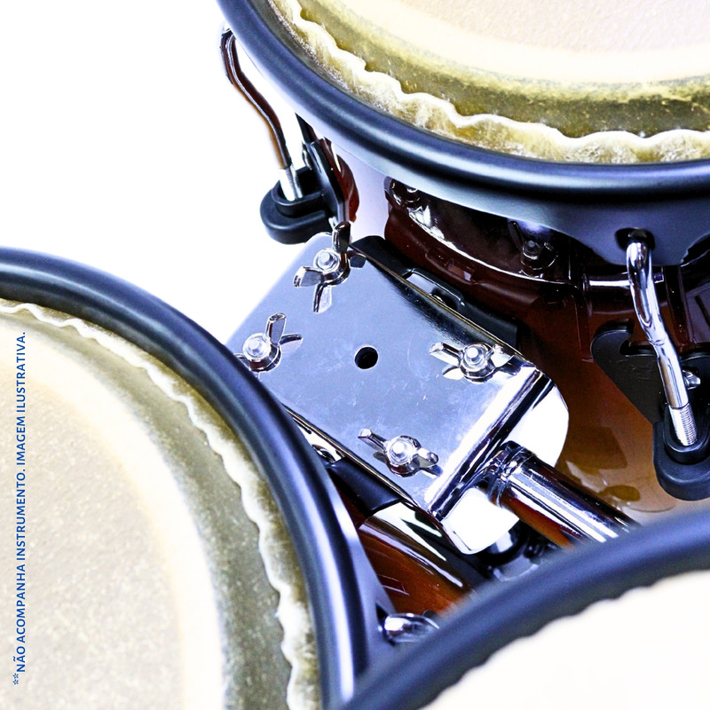 Suporte Bongo LP Aspire LPA244S Cromado - Clube da Percussão