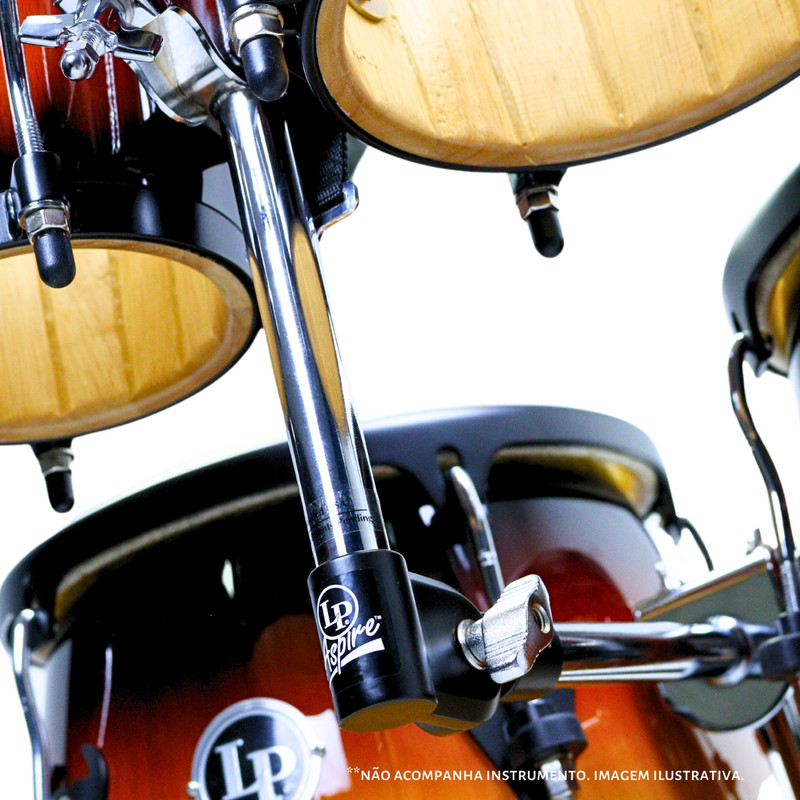 Suporte Bongo LP Aspire LPA244S Cromado - Clube da Percussão