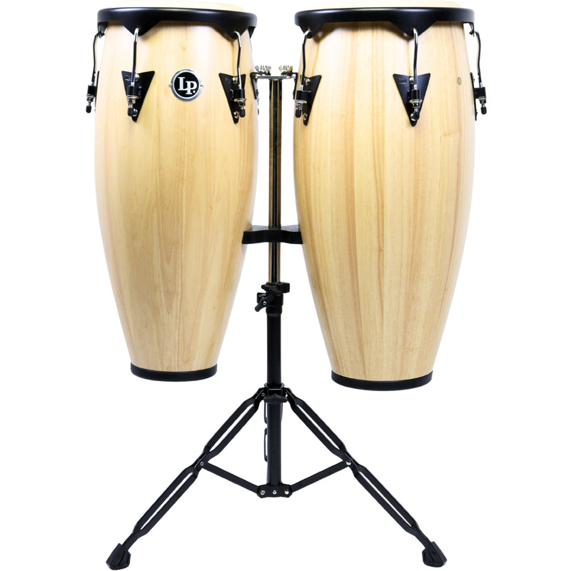 パーカッション・打楽器 11 3/4 Conga LP265BE Set Conga LP City 10 e 11 com Estante LP646NY-AW - Clube da