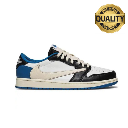 靴 TravisScottNikeAirJordan1BlackPhantom TÊNIS TRAVIS SCOTT x AIR JORDAN 1 LOW BLACK PHANTOM - AZUL